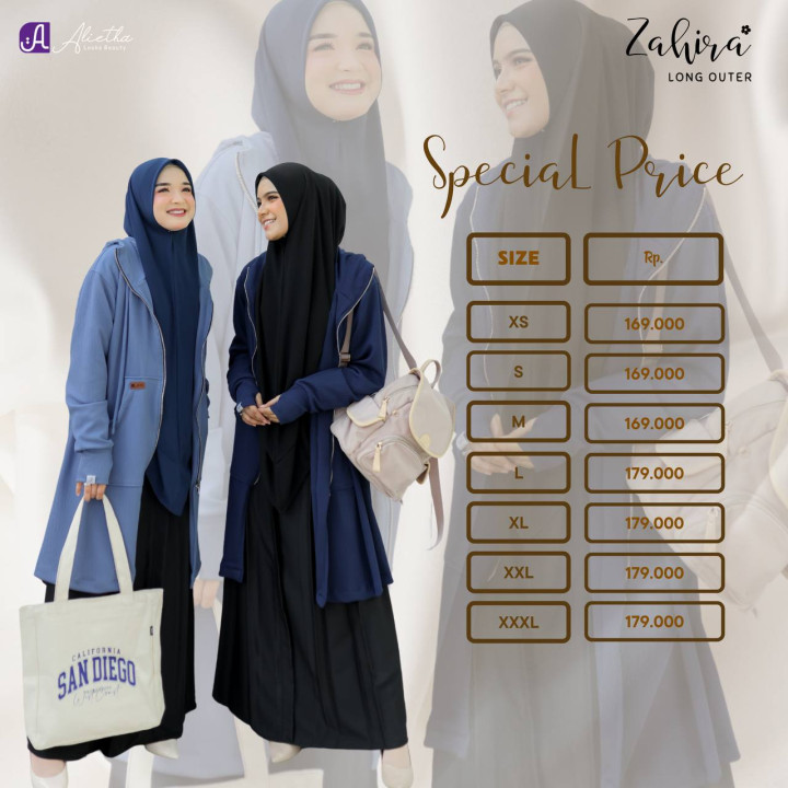 PO ZAHIRA LONG OUTER BY ALIETHA