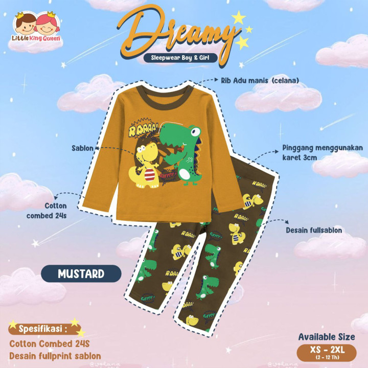PO DREAMY SLEEPWEAR BOY & GIRL VOL 2 BY LITTLE KING & QUEEN