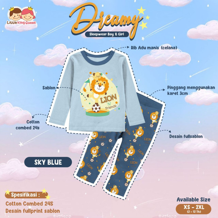 PO DREAMY SLEEPWEAR BOY & GIRL VOL 2 BY LITTLE KING & QUEEN