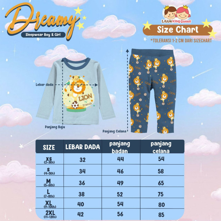 PO DREAMY SLEEPWEAR BOY & GIRL VOL 2 BY LITTLE KING & QUEEN