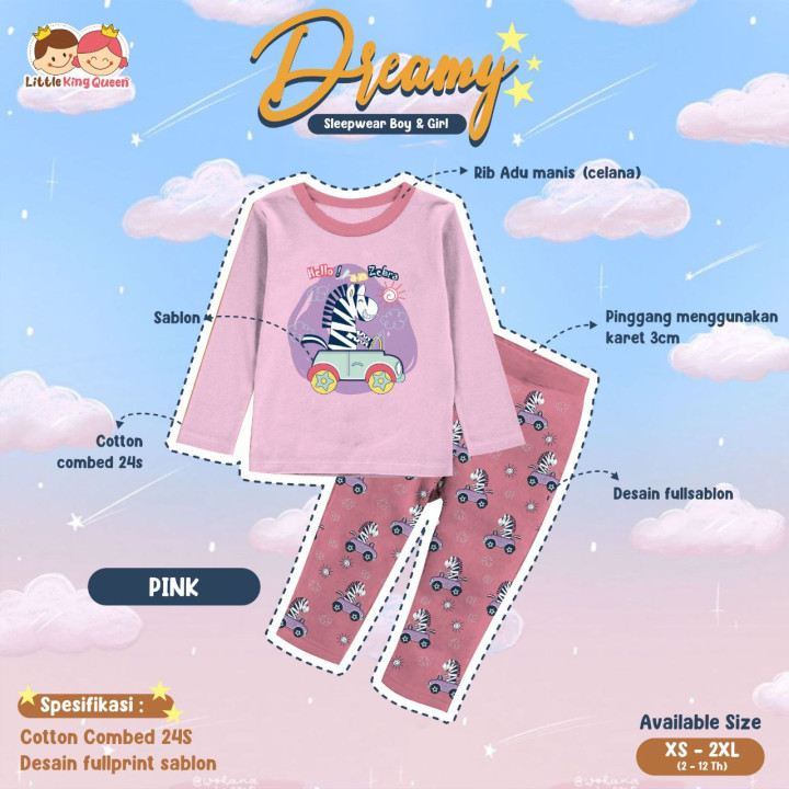 PO DREAMY SLEEPWEAR BOY & GIRL VOL 2 BY LITTLE KING & QUEEN