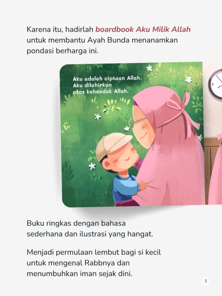 PO BOARDBOOK AKU MILIK ALLAH BY TASMIM KIDS