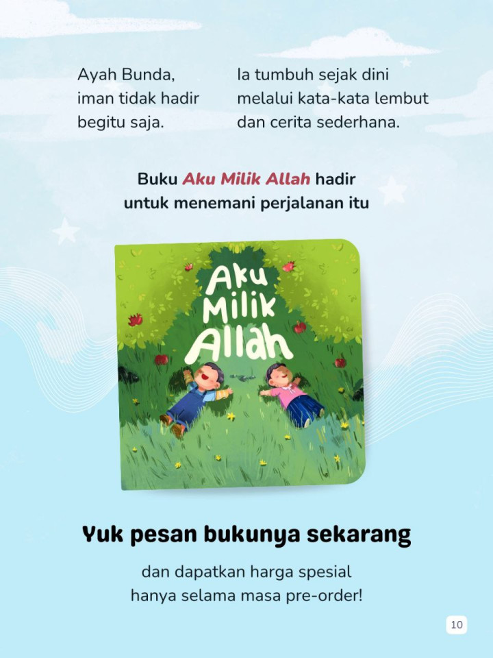 PO BOARDBOOK AKU MILIK ALLAH BY TASMIM KIDS
