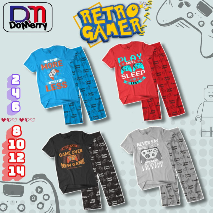 PO SET RETRO GAMER BY DOMERRY 
