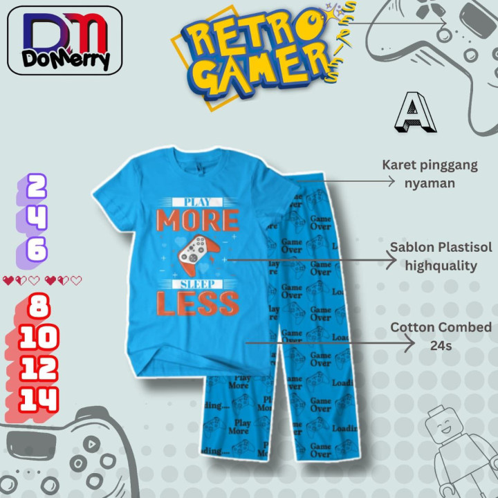 PO SET RETRO GAMER BY DOMERRY 