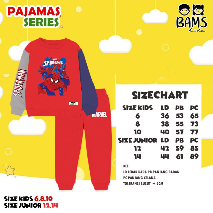 PO PAJAMAS SERIES BY BAMSKIDS