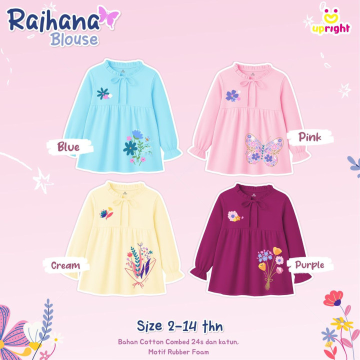 PO RAIHANA BLOUSE BY UPRIGHT