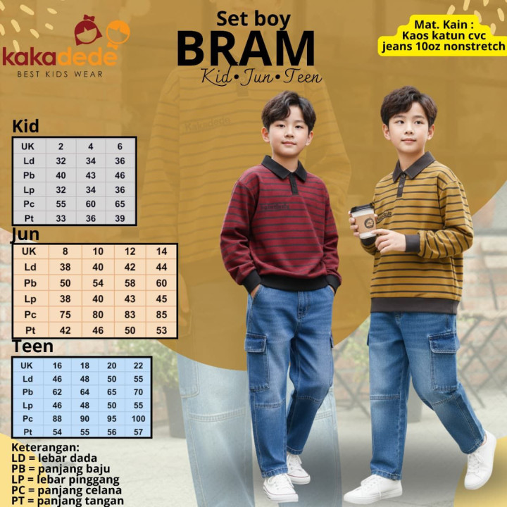 PO SET BOY BRAM BY KAKADEDE