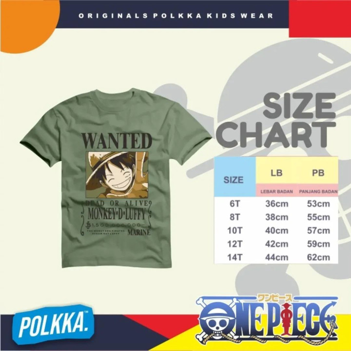 PO TSHIRT ONEPIECE SERIES BY POLKKA