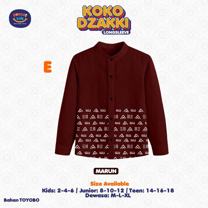 PO KOKO DZAKI LENGAN PANJANG BY HONESTKIDS