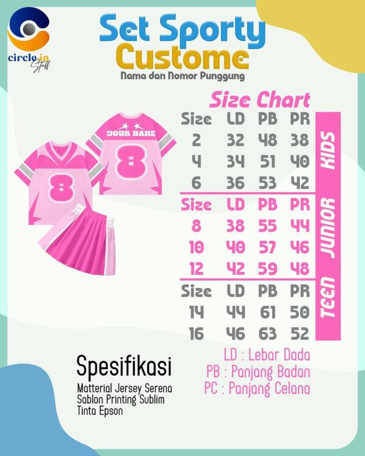 PO SET SPORTY CUSTOME NAME BY CIRCLE.IN