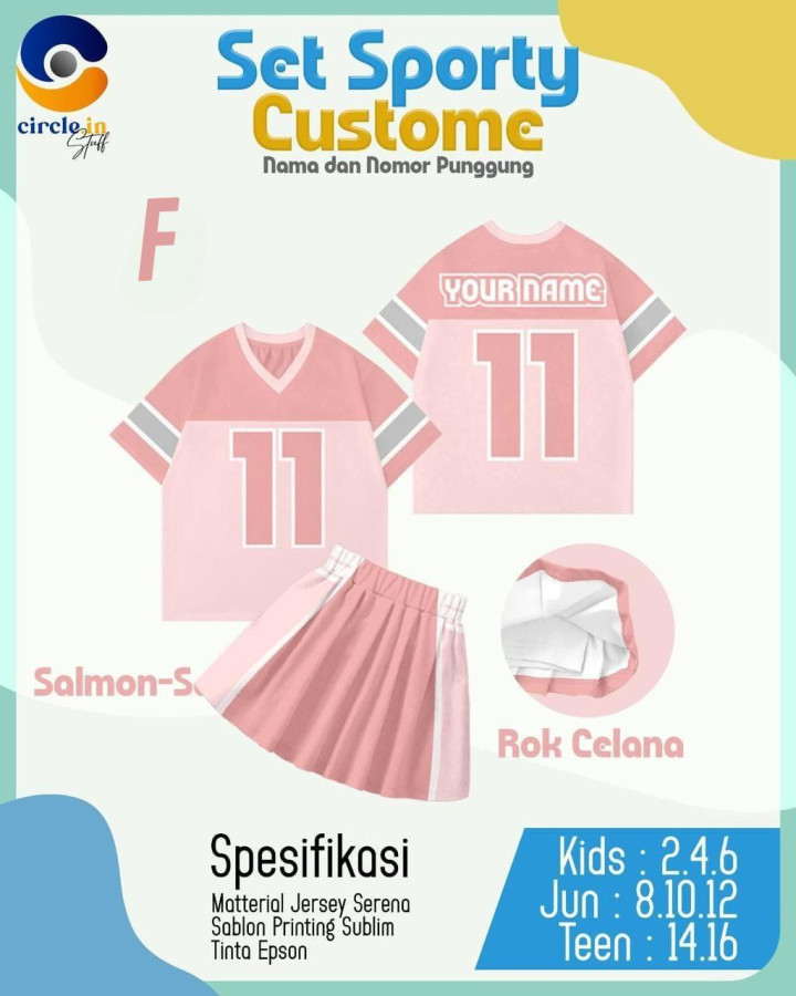PO SET SPORTY CUSTOME NAME BY CIRCLE.IN