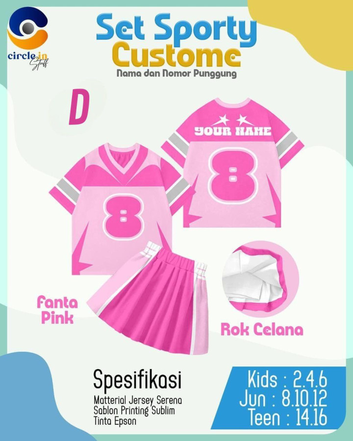 PO SET SPORTY CUSTOME NAME BY CIRCLE.IN