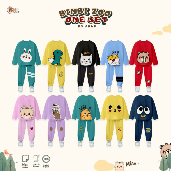 PO BINBI ZOO ONE SET BY ARNK