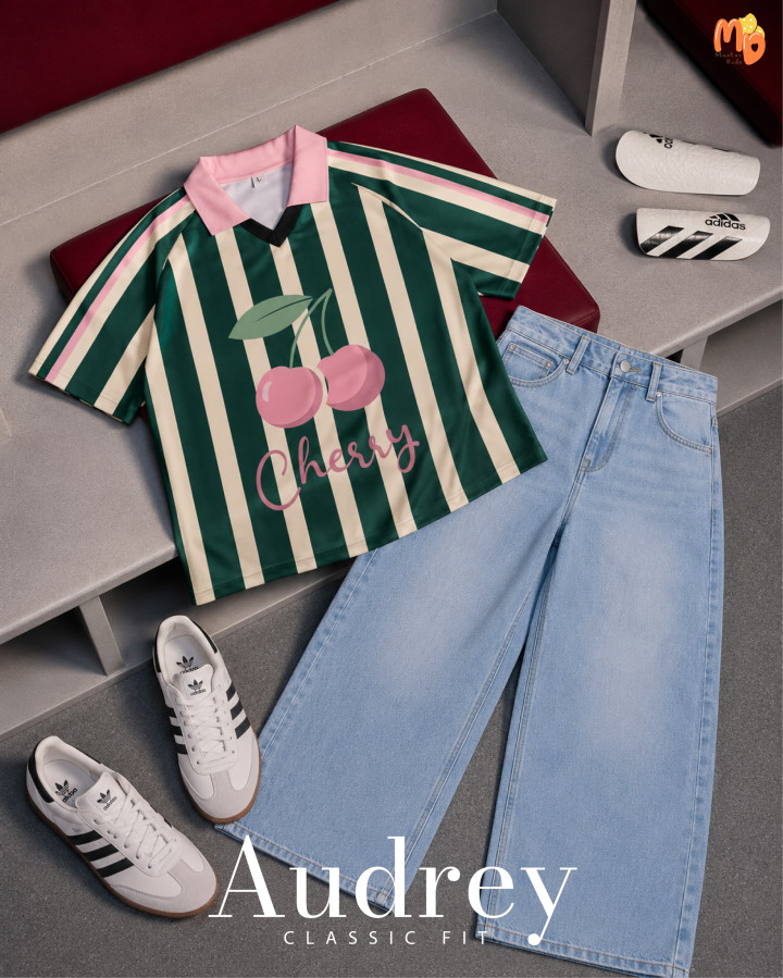 PO ONESET JERSEY AUDREY SPORTY CUSTOM NAMA BY MASTER KIDDOS