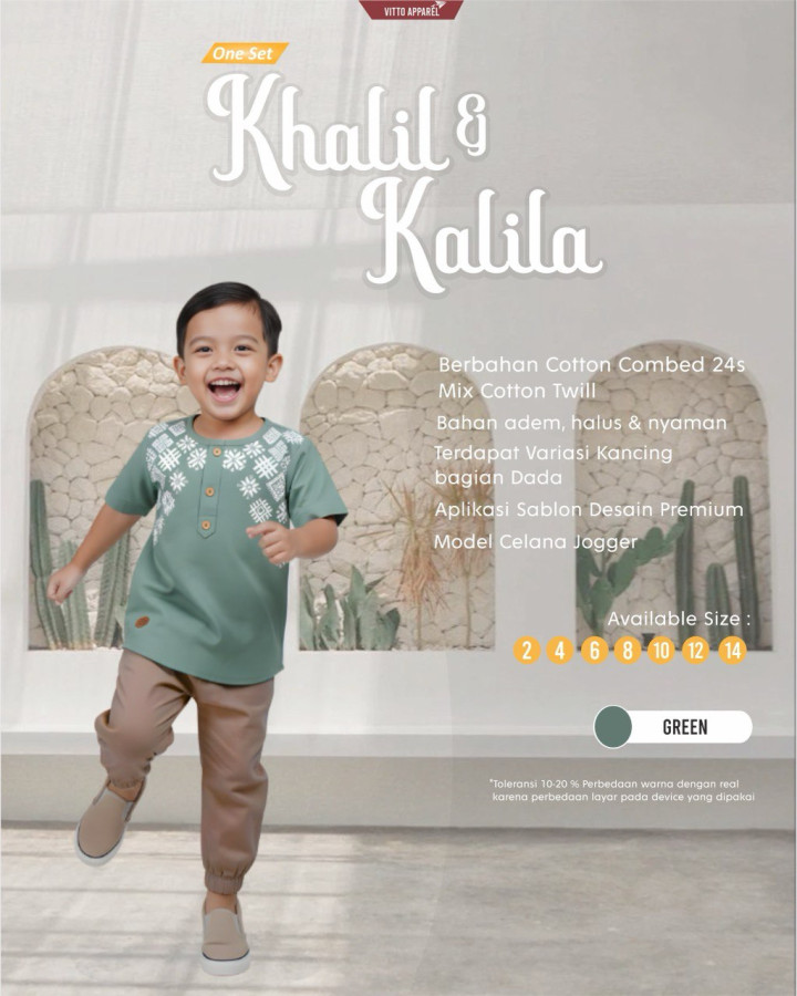 PO KHALIL & KALILA ONE SET BY VITTO