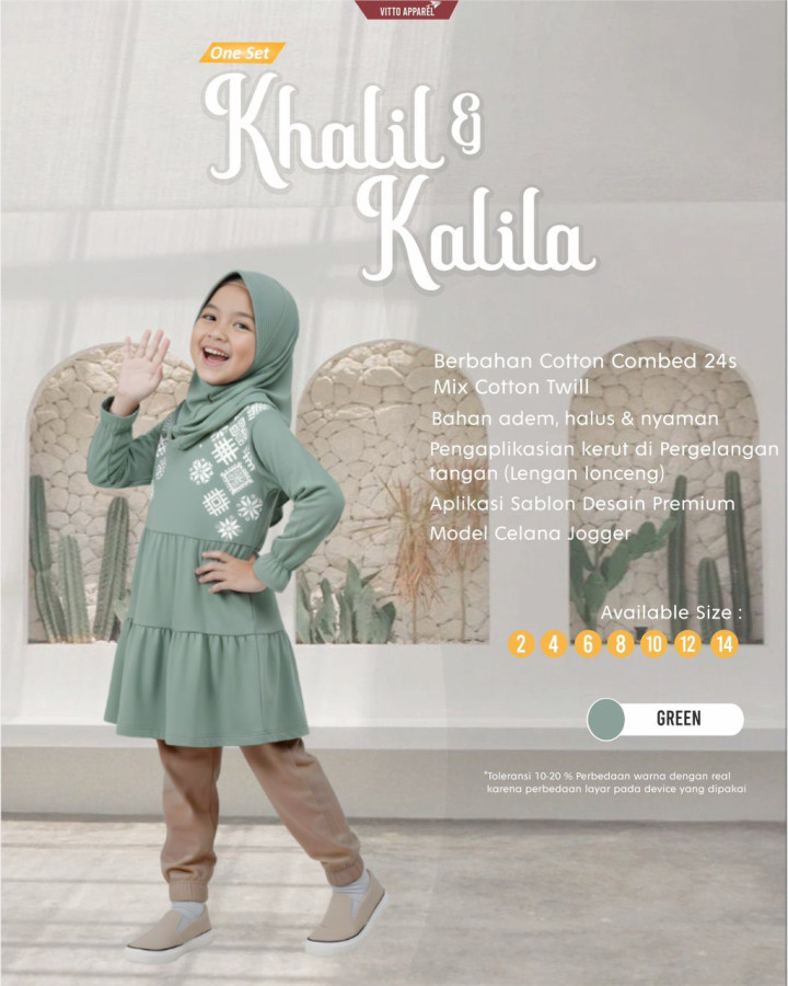 PO KHALIL & KALILA ONE SET BY VITTO