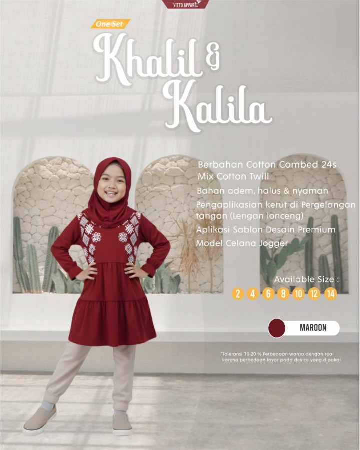 PO KHALIL & KALILA ONE SET BY VITTO