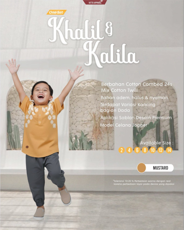 PO KHALIL & KALILA ONE SET BY VITTO