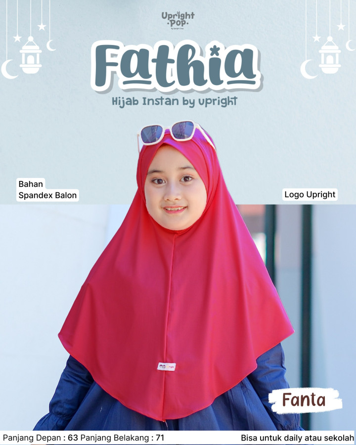 PO FATHIA HIJAB INSTAN BY UPRIGHT POP