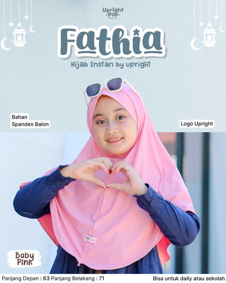 PO FATHIA HIJAB INSTAN BY UPRIGHT POP