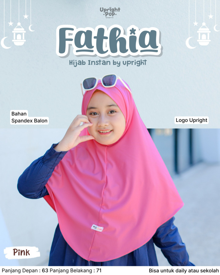 PO FATHIA HIJAB INSTAN BY UPRIGHT POP