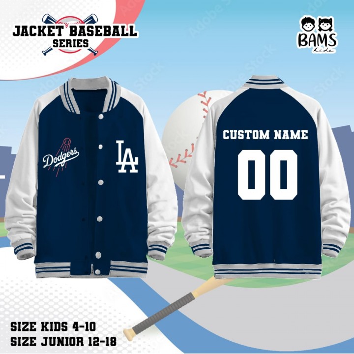 PO JACKET BASEBALL COSTUME NAME SERIES BY BAMS KIDS