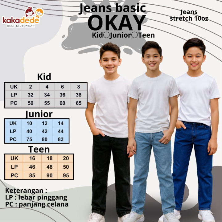 PO OKAY JEANS BY KAKADEDE