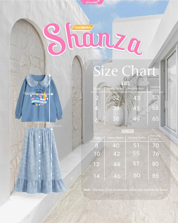 PO SHANZA ONE SET ROK BY VITTO