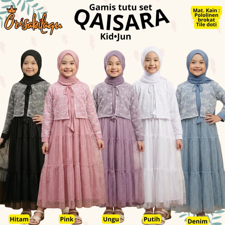 PO GAMIS TUTU SET QAISARA BY ORISABILAQU