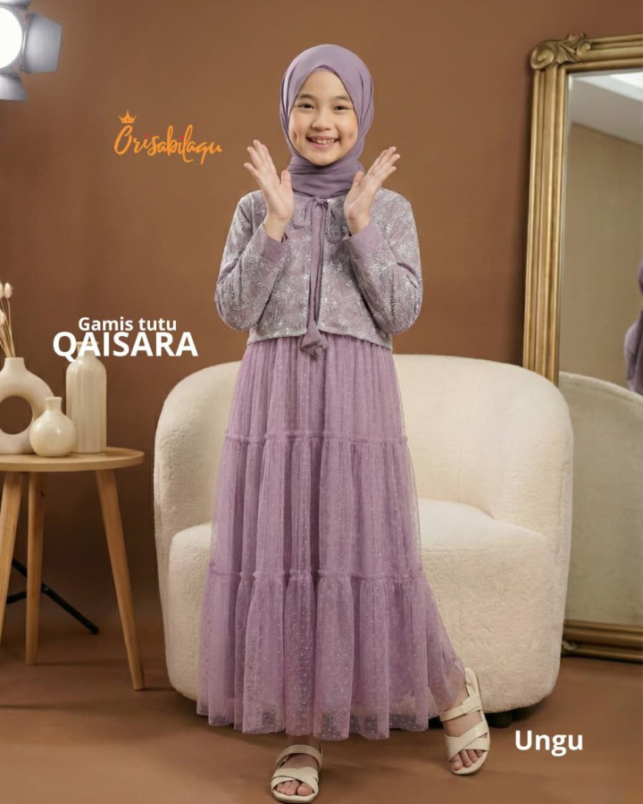 PO GAMIS TUTU SET QAISARA BY ORISABILAQU