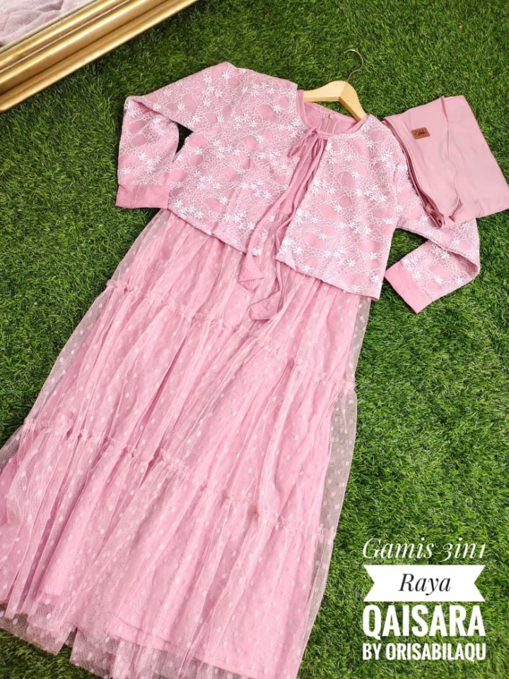 PO GAMIS TUTU SET QAISARA BY ORISABILAQU