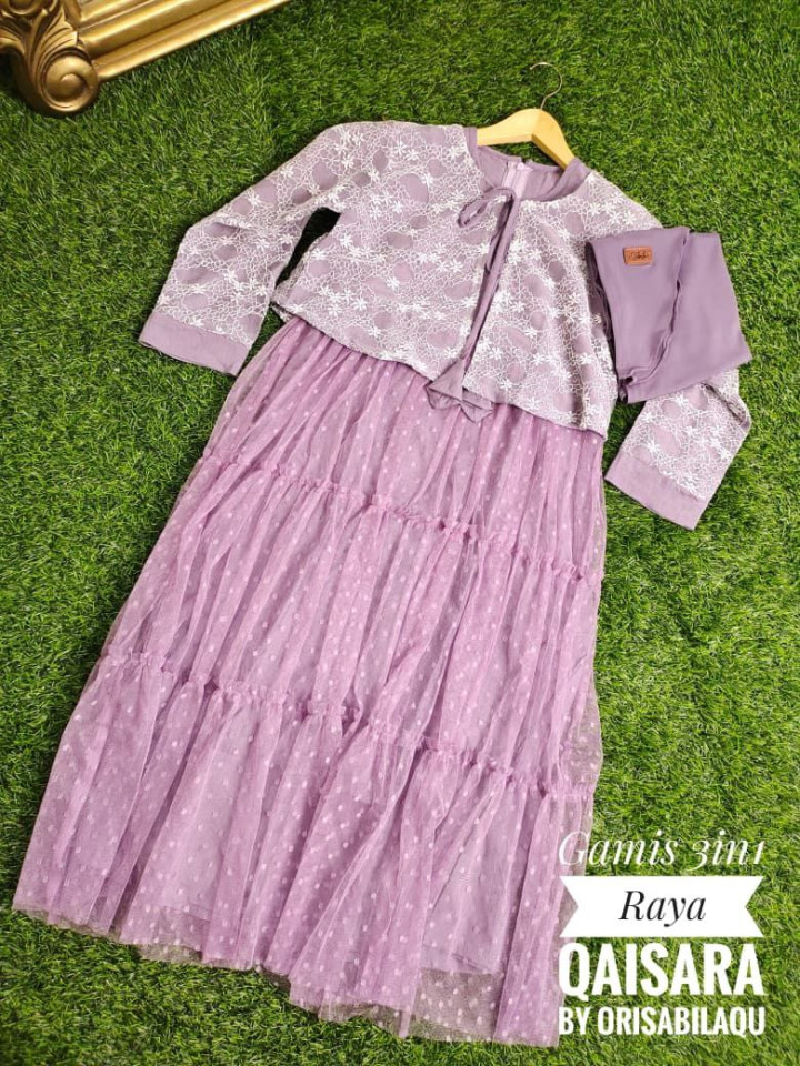 PO GAMIS TUTU SET QAISARA BY ORISABILAQU