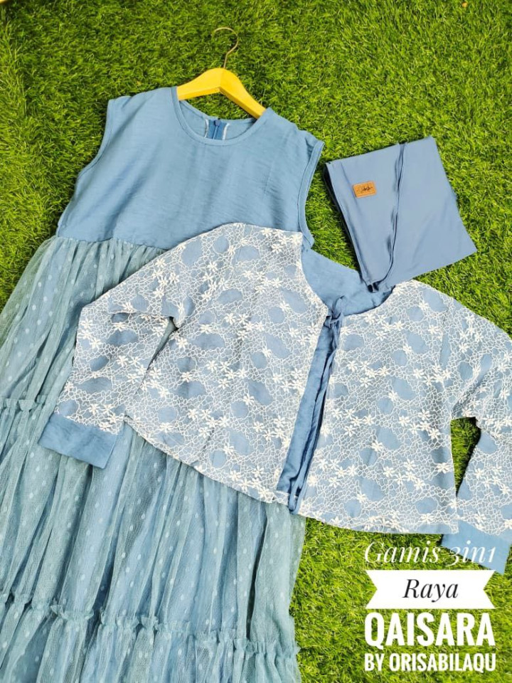 PO GAMIS TUTU SET QAISARA BY ORISABILAQU
