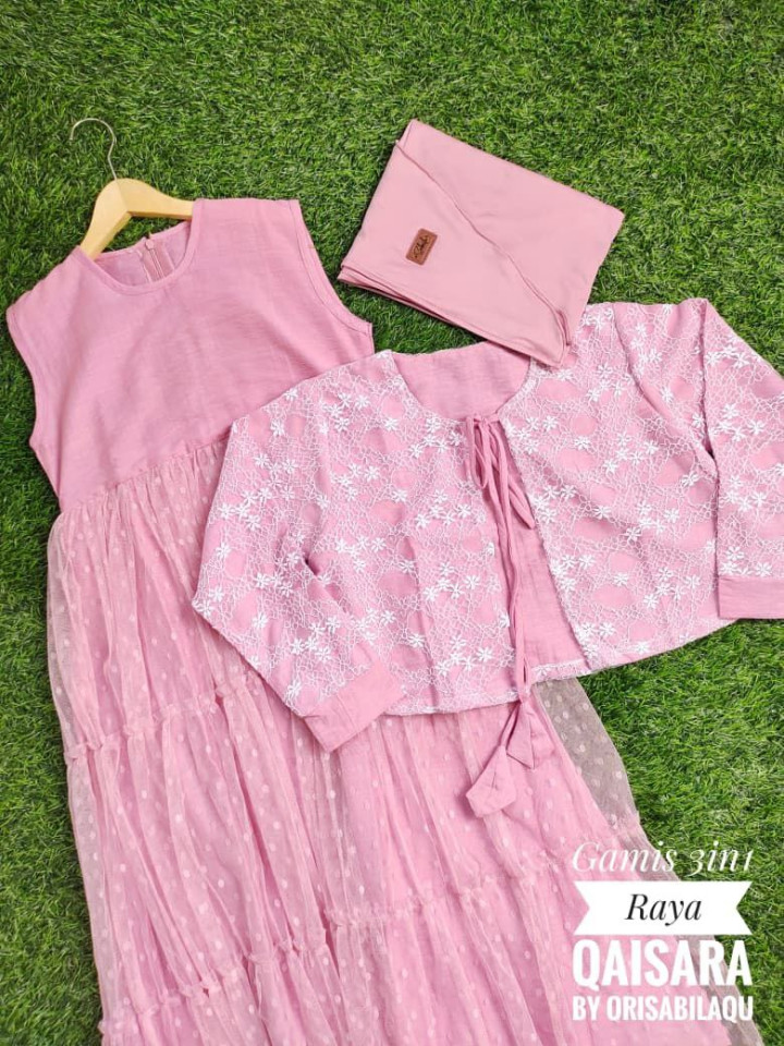 PO GAMIS TUTU SET QAISARA BY ORISABILAQU