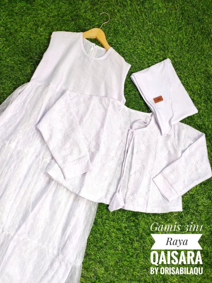 PO GAMIS TUTU SET QAISARA BY ORISABILAQU