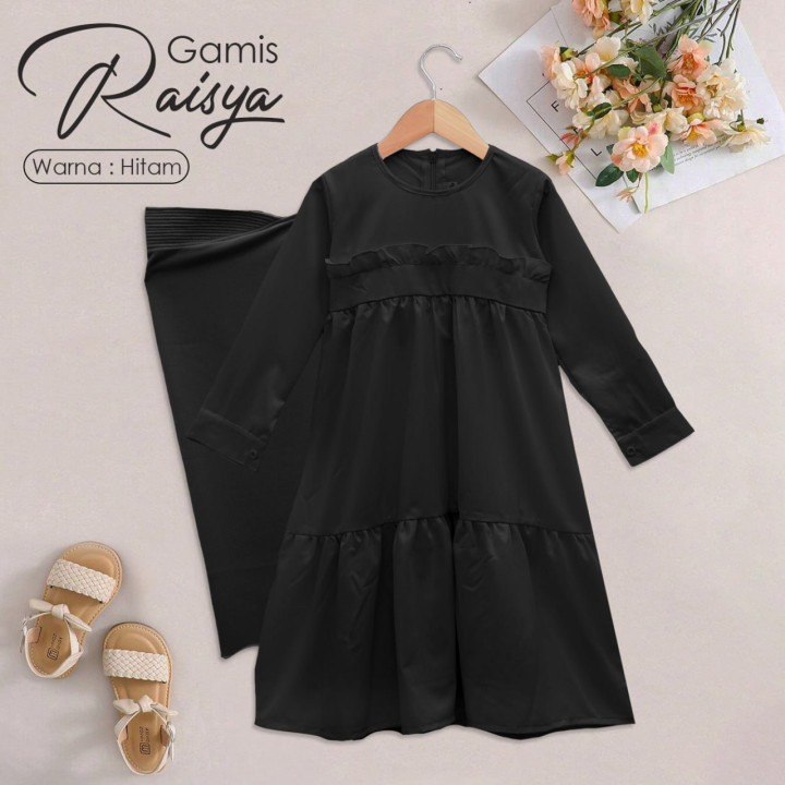 READY STOK RAISYA GAMIS PLUS HIJAB BY TUFLA