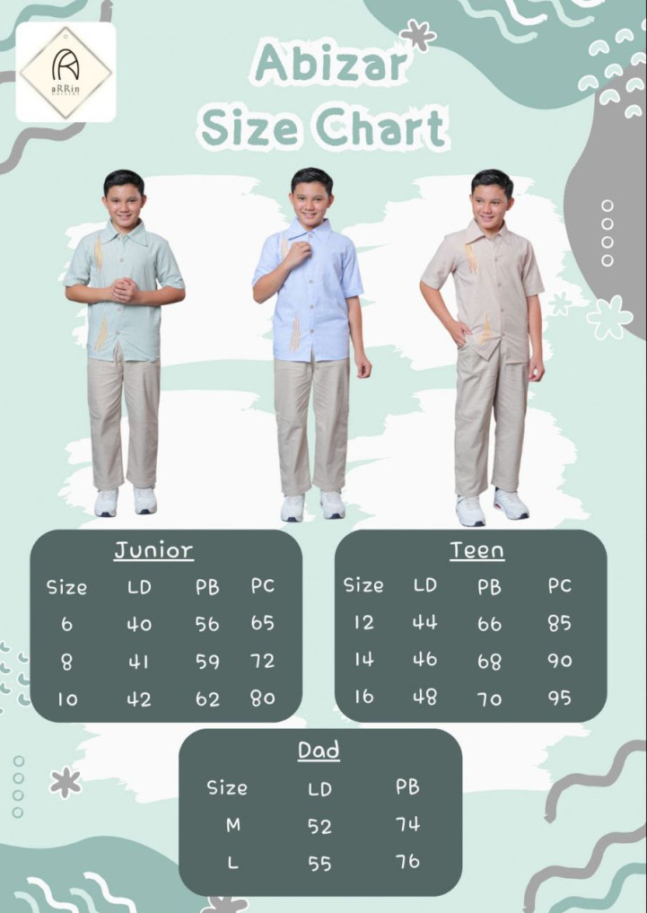 READY STOK SET KOKO ABIZAR BY ARRIN