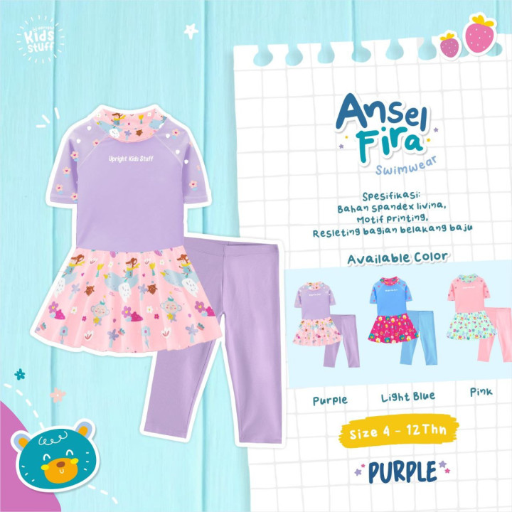 PO ANSEL FIRA SWIMWEAR – SHORT SLEEVE EDITION BY UPRIGHT KIDS STUFF