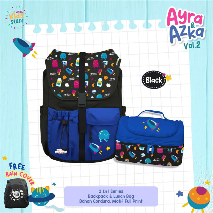 PO AYRA  AZKA VOL 2 BY UPRIGHT KIDS STUFF (BACKPACK,RAINCOVER)