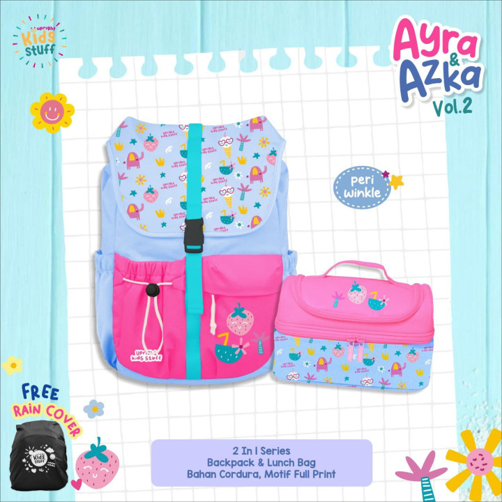 PO AYRA  AZKA VOL 2 BY UPRIGHT KIDS STUFF (BACKPACK,RAINCOVER)