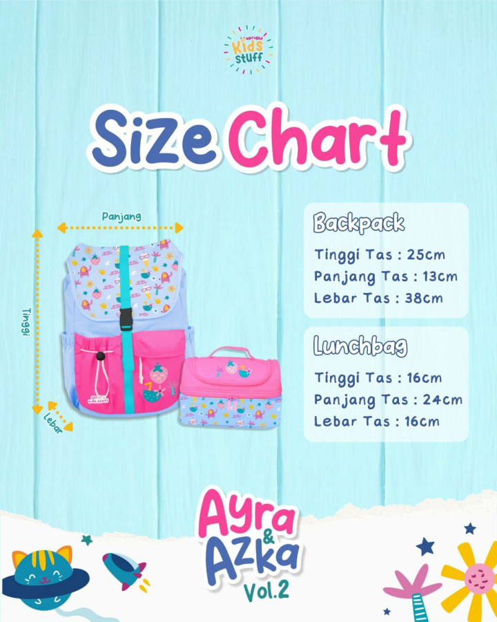 PO AYRA  AZKA VOL 2 BY UPRIGHT KIDS STUFF (3IN1)