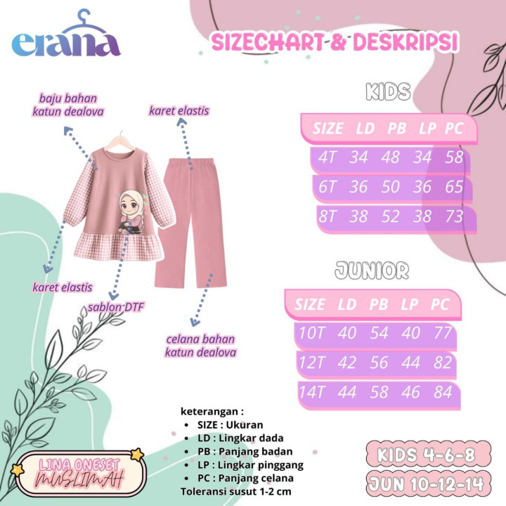 PO LINA ONESET MUSLIMAH BY ERANA