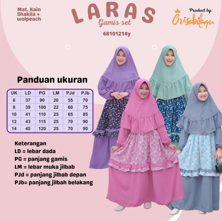 PO LARAS GAMIS SET BY ORISABILAQU