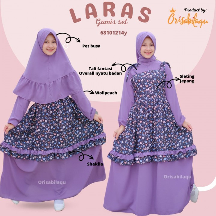 PO LARAS GAMIS SET BY ORISABILAQU