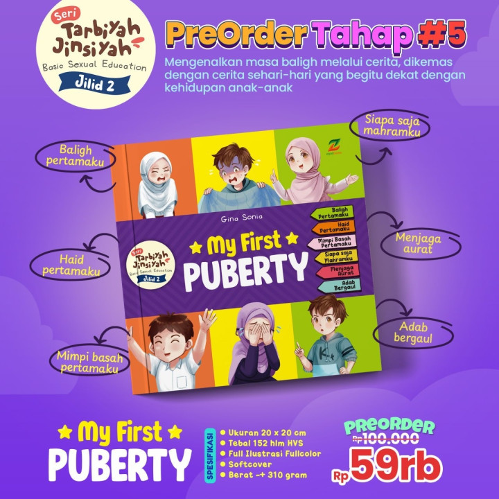 PO BUKU MY FIRST PUBERTY - ZIYAD