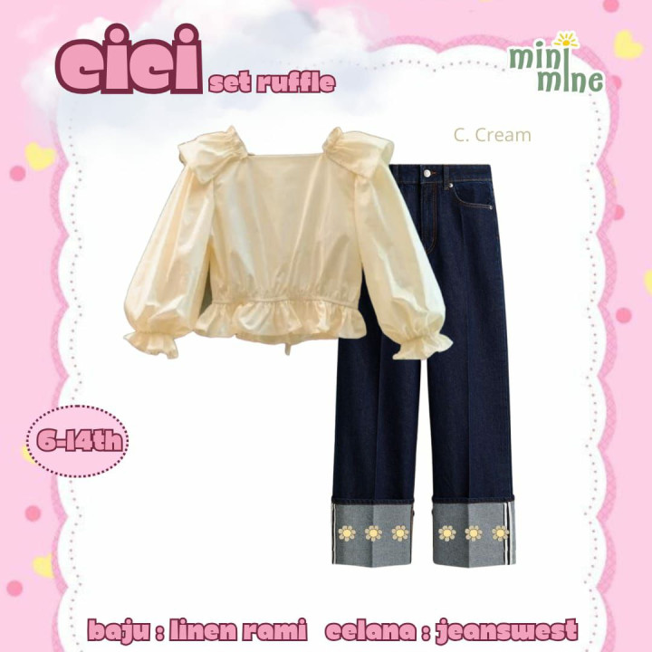 PO CICI SET RUFFLE BY MINIMINE