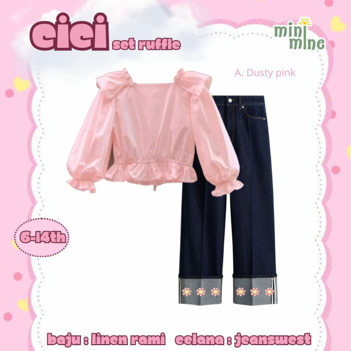 PO CICI SET RUFFLE BY MINIMINE