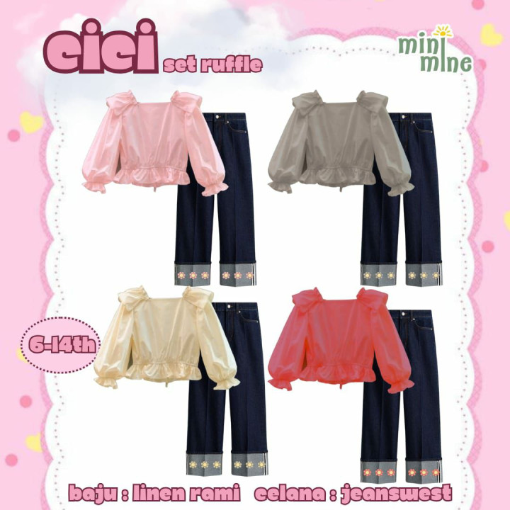 PO CICI SET RUFFLE BY MINIMINE