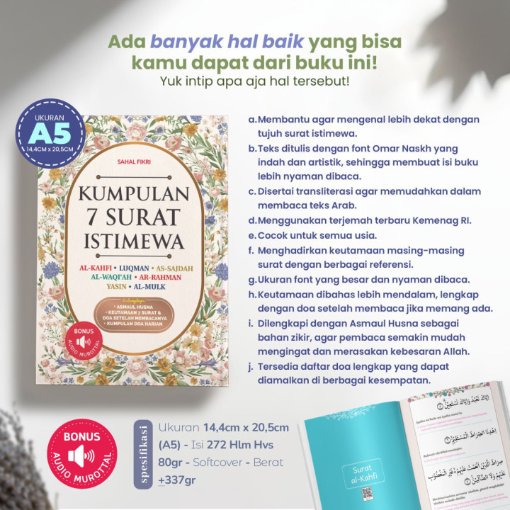 PO KUMPULAN 7 SURAT ISTIMEWA A5 BY ZIYAD